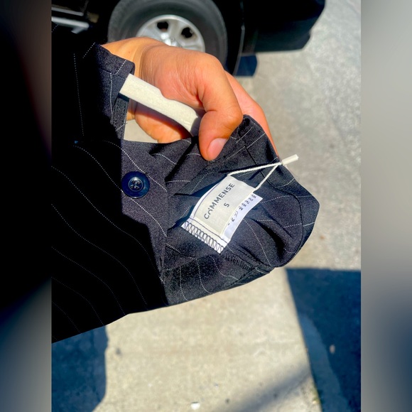 Commense Pinstripe Vest Top - Picture 4 of 5